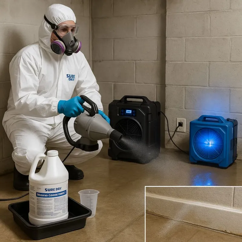 Sanitization and Odor Removal process in Union County, SC